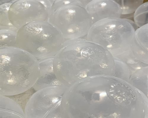 100 Bio Kunststoff Bällebad Bälle aus Zuckerrohr Rohstoffen,Gewerbequalität Kristall