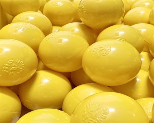100 Bio Kunststoff Bällebad Bälle aus Zuckerrohr Rohstoffen,Gewerbequalität Gelb